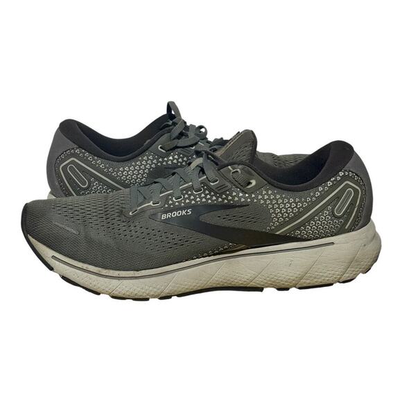 Brooks Ghost 14 Gray Running Shoes Men’s Size 13 Neutral Cushion Sneakers - Picture 6 of 8